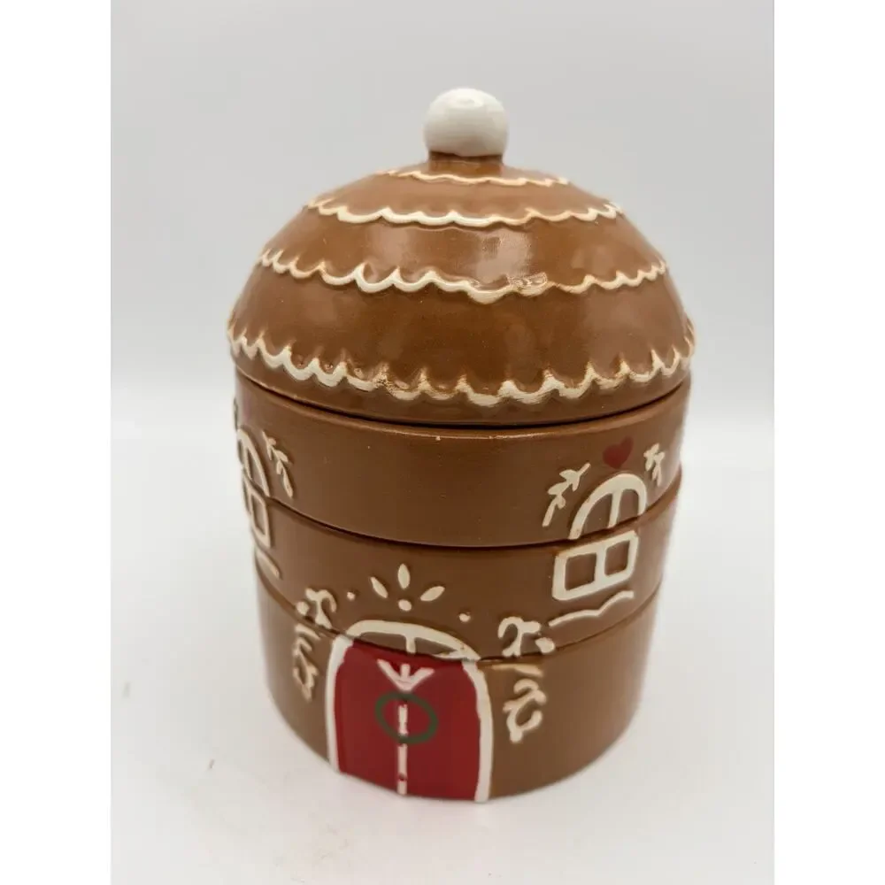 *NEW* Target Bullseye's Christmas 2025 Gingerbread House Ceramic Measuring Cups